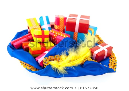 Stok fotoğraf: Dutch Black Pete With Many Presents