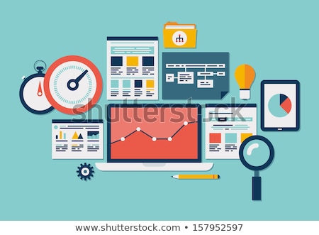 Stock foto: Seo Optimization Programming Process