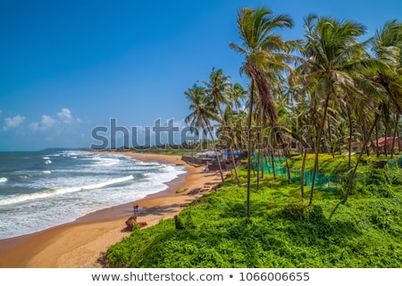 Foto stock: Calm Sunset At Goa India