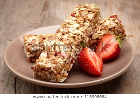 Stock fotó: Strawberry Granola Cereal