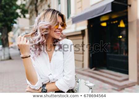 Stock fotó: Romantic Blonde Lady