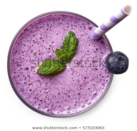 Stock photo: Berry Smoothie Isolated On White Background