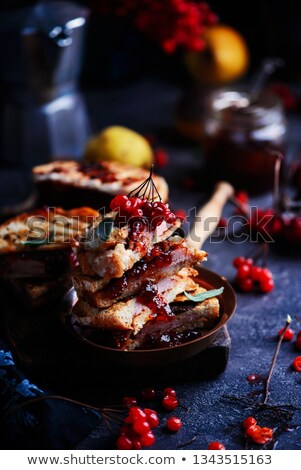 Stok fotoğraf: Ham Cheddar Cranberry Melt Sandwich