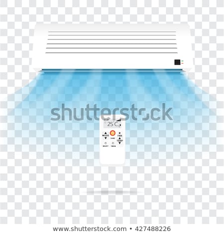 Stock photo: Air Conditioner Blowing Cold Air