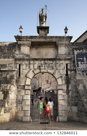 ストックフォト: North Town Gate Trogir Croatia