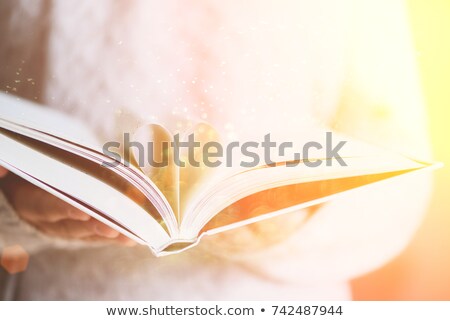Stock photo: Book In Church With Copyspace