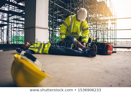 Foto stock: Work Accident