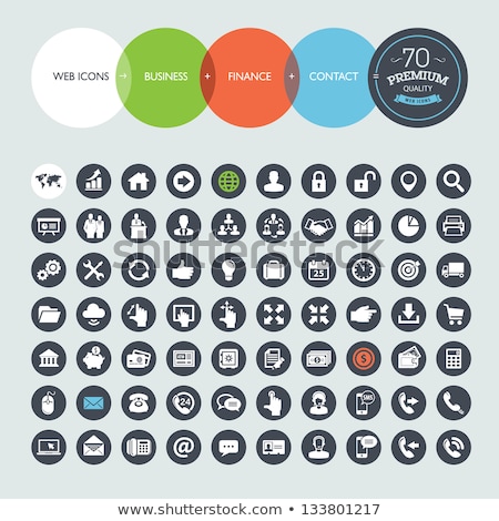 Stock photo: Set Of Web Icons For Business And Communication