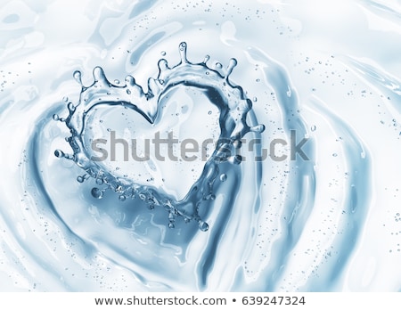 Сток-фото: The Heart Of Water Droplets