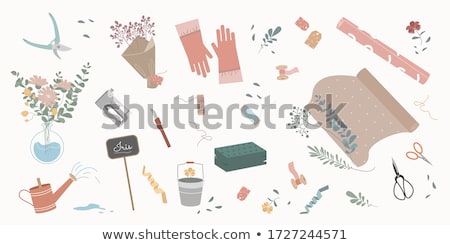 Foto stock: Illustration Of Florist