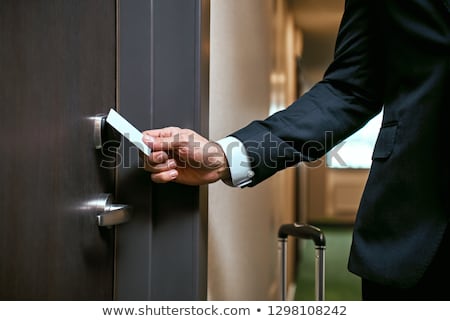 Stock photo: Keycard And Electronic Lock