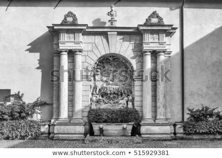 Stockfoto: Fountain Sleeping Venus In The Yard Of Villa Deste In Tivoli