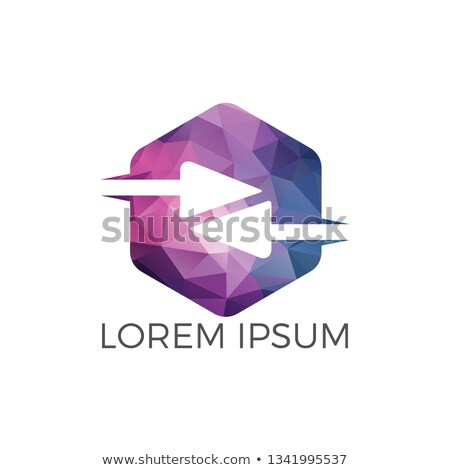 Stockfoto: Arrows Link Box Logo 3d Arrow Link Business Logo