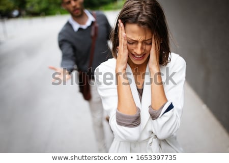 Stock photo: Couple Having A Quarrel