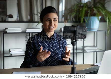 Foto stock: Presentation At A Business Conference Or Product Marketing