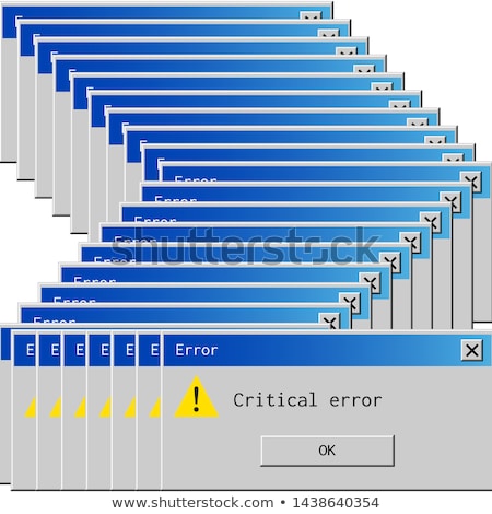 Zdjęcia stock: System Crash