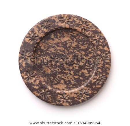 Stock fotó: Decorative Black Stone Ashtray