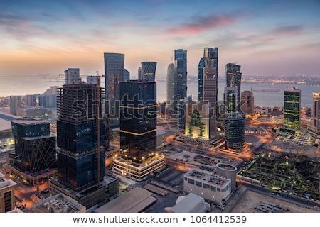 Stok fotoğraf: Aerial View Of Qatar