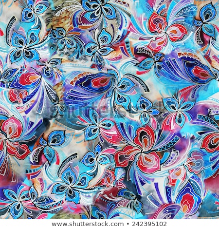 Stockfoto: Silk Rainbow Scarf