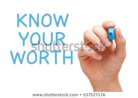 Stockfoto: Courage Blue Marker