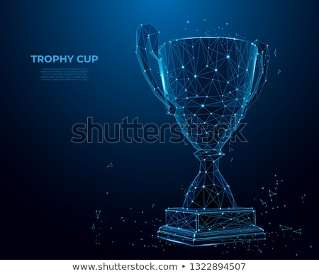 Сток-фото: Basketball Trophy In Gold