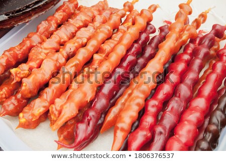 [[stock_photo]]: Churchkhela Traditional Georgian Candle Shaped Candy