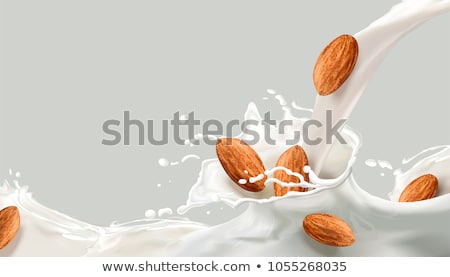 Stock photo: Almond Milk