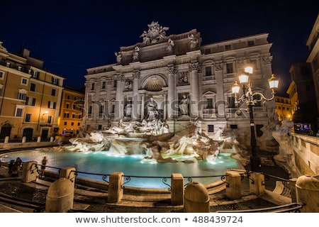 Stock photo: Trevi Fountain At Night