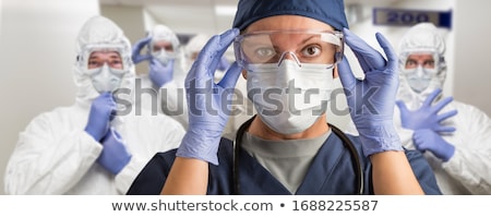 Zdjęcia stock: Physician And Female Nurses