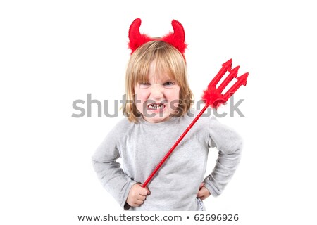 ストックフォト: Little Boy Dressed As A Devil