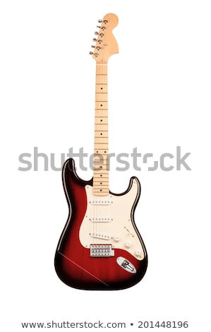 Foto stock: Red Electric Guitar