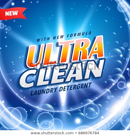 Stock photo: Soap And Launry Detergent Cleaner Product Packaging Template Des