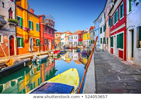 Foto stock: Burano Island Venice Italy