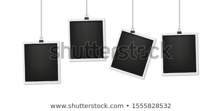 [[stock_photo]]: Set Of Christmas Photo Frame With Shadow Photo Frames With Adhesive Tape Template Photo Frames Wit