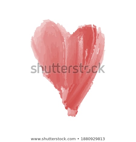 Foto d'archivio: Handmade Stroke Vector Love Icons Isolated On White Background Love Is In The Air - Modern Sketchy