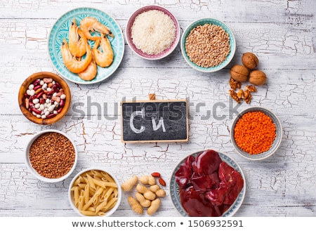 Stock photo: Natural Products Sources Of Copper