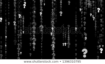 Stockfoto: Question Mark On Screen Shows Questions Tv Show