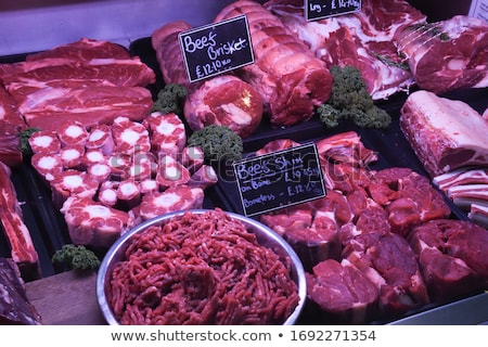 Stockfoto: Butchers Counter