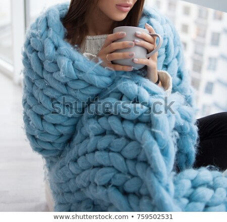 Stock photo: Blue Winter Sweater