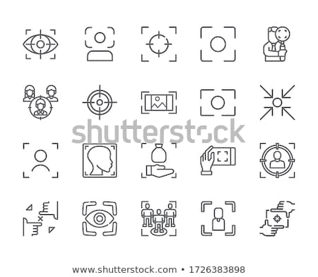 Stock photo: Film Frame Line Icon