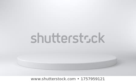 [[stock_photo]]: Empty Round White Podium