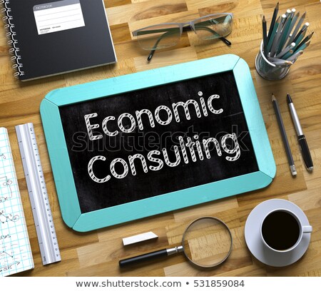 Stock photo: Small Chalkboard With Procurement Management 3d