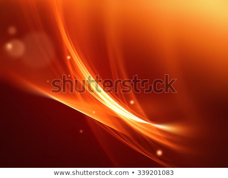 Stock photo: Abstract Orange Background With Smooth Lines