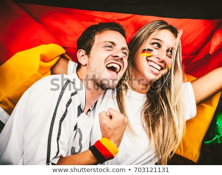 Zdjęcia stock: German Football Fans