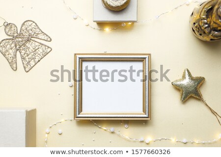 Сток-фото: Wooden Horizontal Picture Frame