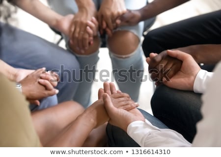 Stock photo: Businesswoman With Hands In Prayer