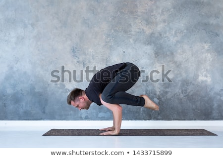 Сток-фото: Man Doing Yoga