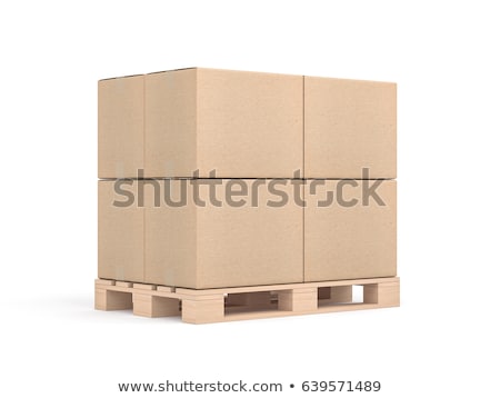 Foto stock: Euro Cardboard Box