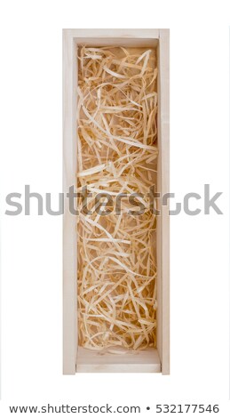 Zdjęcia stock: Open Vine Box Filled With Paper