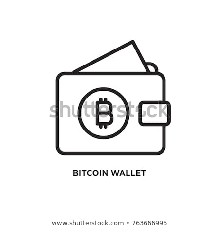Foto stock: Bitcoin Wallet Icon